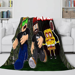 Roblox Blanket Flannel Fleece Blanket (Online Order Only)
