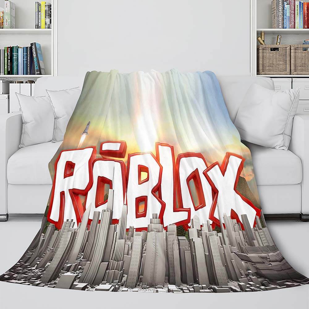 Roblox Blanket Flannel Fleece Blanket (Online Order Only)