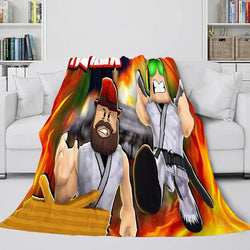 Roblox Blanket Flannel Fleece Blanket (Online Order Only)