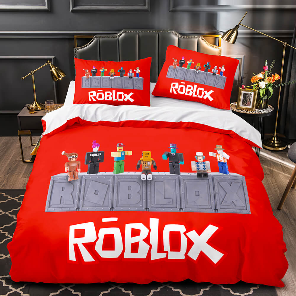 Game Roblox Bedding Set Quilt Cover Room Decoration