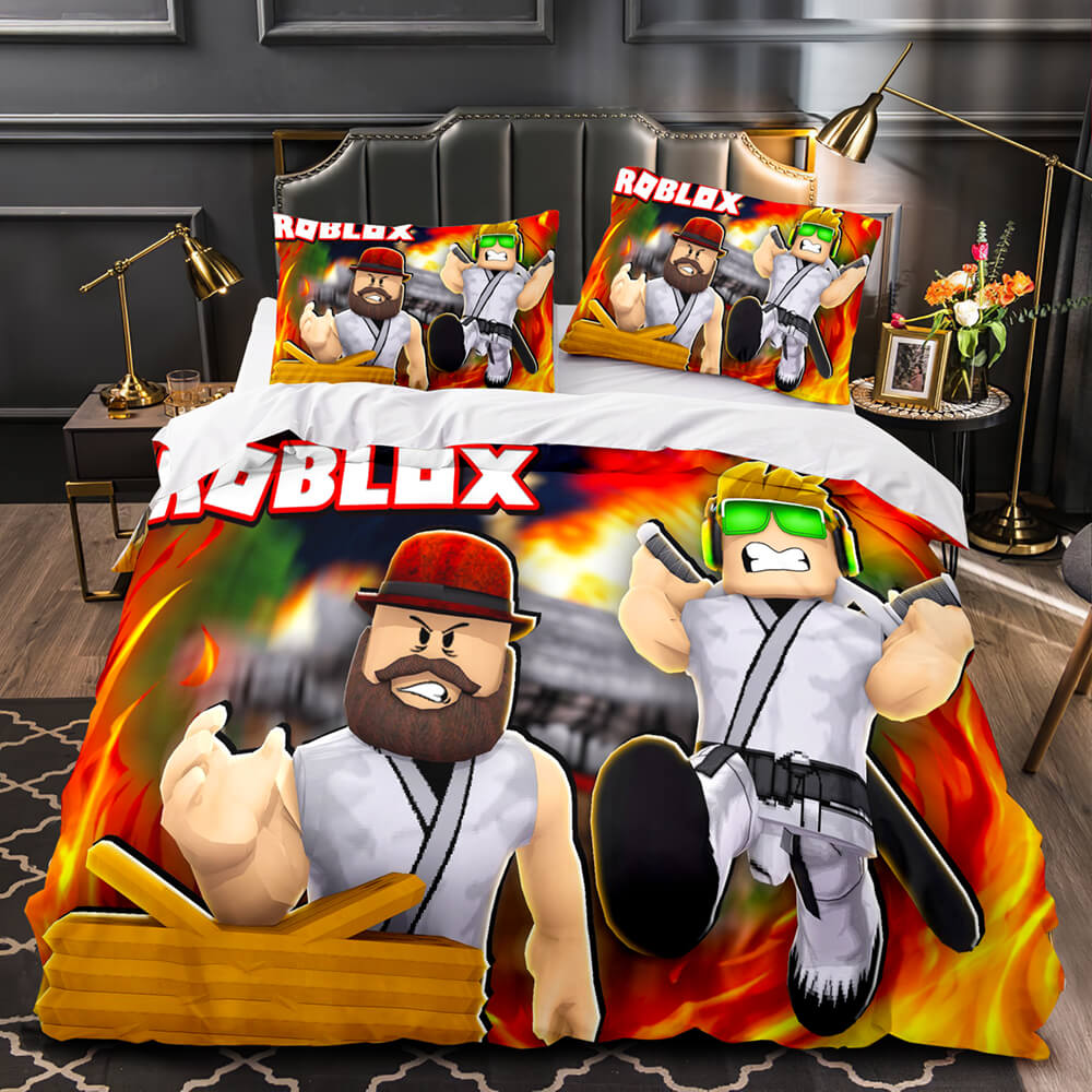 Game Roblox Bedding Set Quilt Cover Room Decoration