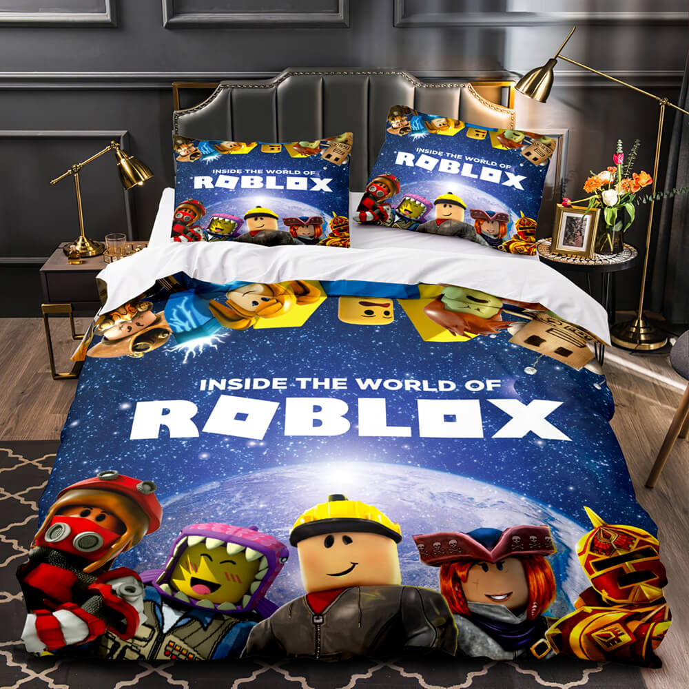 Game Roblox Bedding Set Quilt Cover Room Decoration