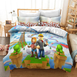 Roblox Kids Bedding Set Quilt Covers Room Decoration (Online Order Only)
