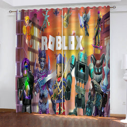 Roblox Curtains Blackout Window Treatments Drapes for Room Decoration (Online Order Only)