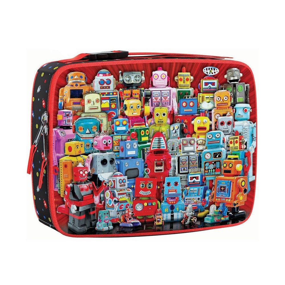 Robots Lunch Bag & 100 Piece Jigsaw Puzzle Eurographics (ONLINE ORDER ONLY)