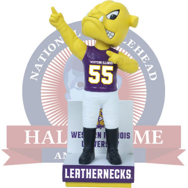 Rocky the Bulldog Western Illinois Leathernecks Mascot Bobblehead (ONLINE ORDER ONLY)