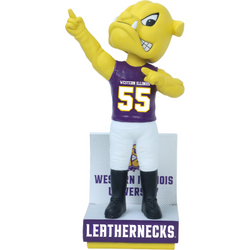 Rocky the Bulldog Western Illinois Leathernecks Mascot Bobblehead (ONLINE ORDER ONLY)