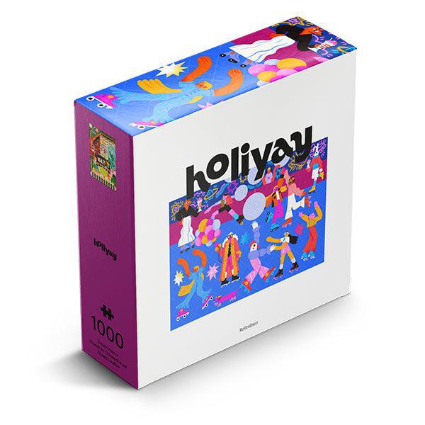 Roller Disco 1000 Piece Jigsaw Puzzle Holiyay (ONLINE ORDER ONLY)