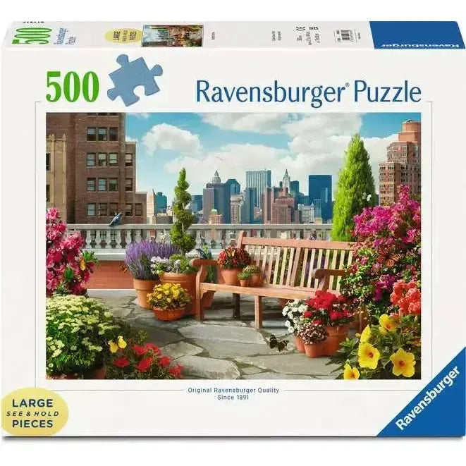 Rooftop Garden 500 Large Piece Jigsaw Puzzle Ravensburger (ONLINE ORDER ONLY)