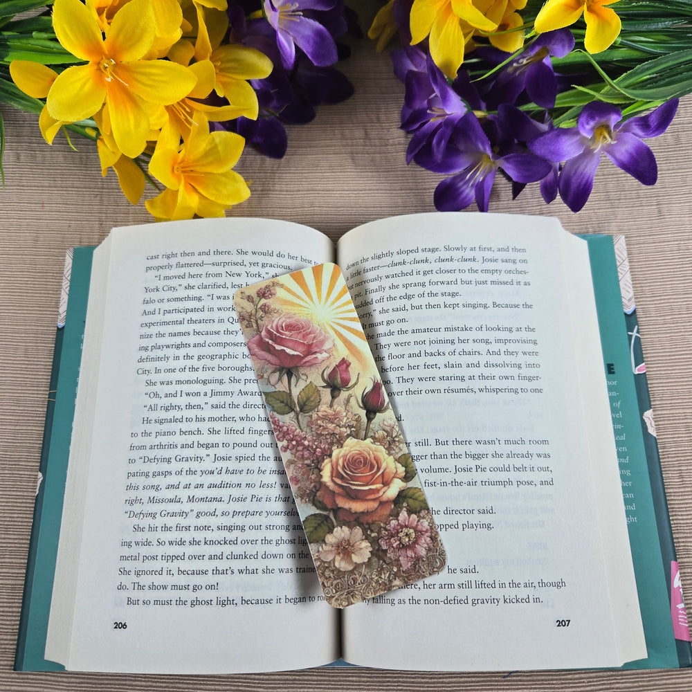 Beautiful Roses Bookmark (ONLINE ORDER ONLY)