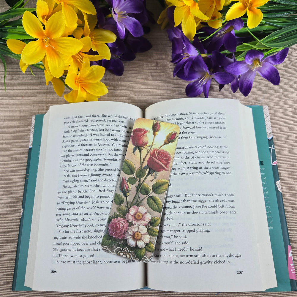 Beautiful Roses Bookmark (ONLINE ORDER ONLY)