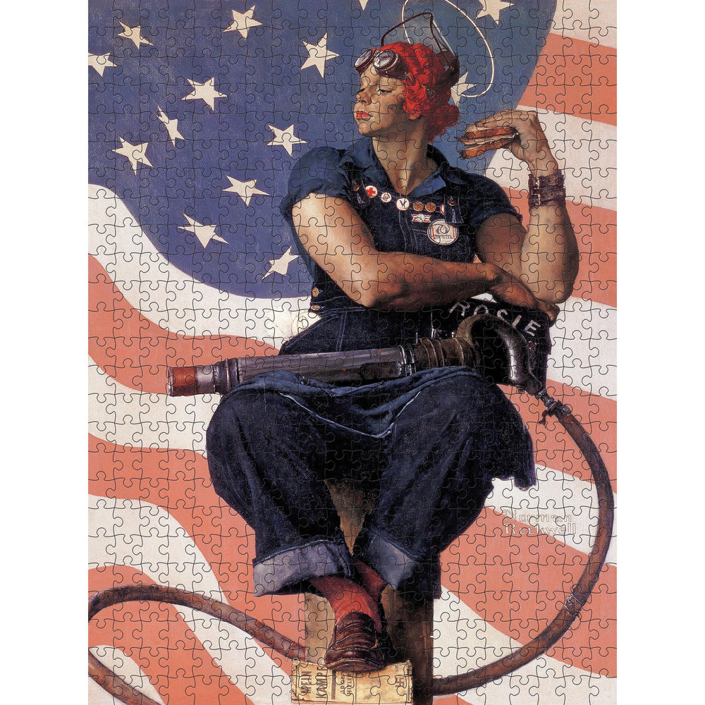 Rosie the Riveter by Rockwell 500 Piece Jigsaw Puzzle Pomegranate (ONLINE ORDER ONLY)