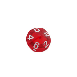 Ruby Ingots - 7 Piece DnD Dice Set | Acrylic RPG Gaming Dice (ONLINE ORDER ONLY)
