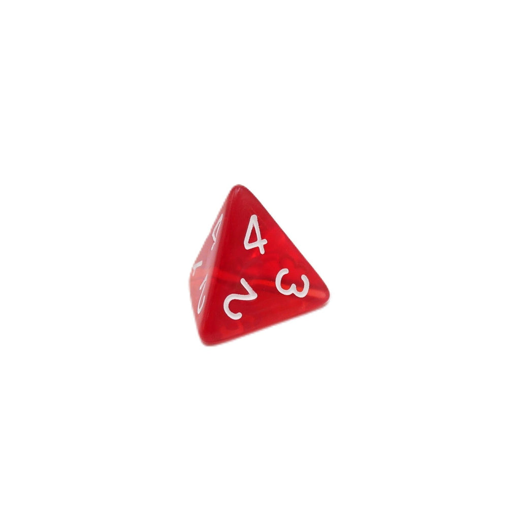 Ruby Ingots - 7 Piece DnD Dice Set | Acrylic RPG Gaming Dice (ONLINE ORDER ONLY)