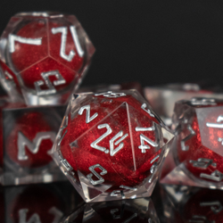 Pre-Order || Ruby Slipper Liquid Core Dice Set