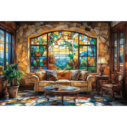 Rustic Refugee 1000 Piece Jigsaw Puzzle Trippy (ONLINE ORDER ONLY)