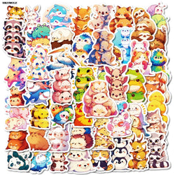 Cartoon Animal Graffiti Stickers for Laptop, Bike, Skateboard, Notebook - 10/30/50PCS (Online Order Only)