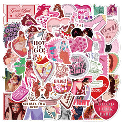 10/52PCS Cool Chappell Roan Graffiti Stickers Singer Decals Funny Graffiti Decals Kid Toy Decorative Skateboard Motorcycle Phone (Online Order Only)