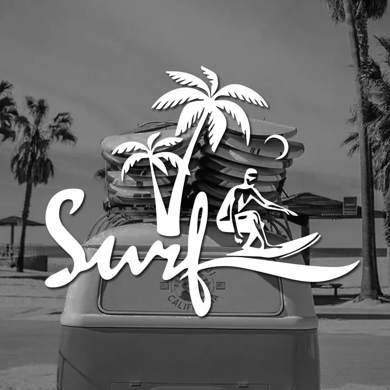 "SURF"Stickers, Add a Touch of Summer Magic to Your Car with Stylish Car Accessories in this summer. (ONLINE ORDER ONLY)