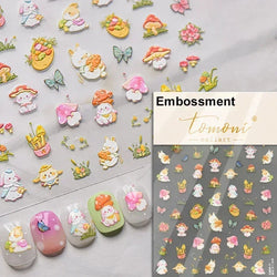 Lovely Dog Puppy Dream Heart Flower Star Pizza Food Sugar Skewers Strawberry Desserts Adhesive Nail Art Stickers Manicure Decals (Online Order Only)