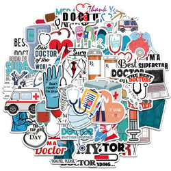 50/100PCS Pharmacist Horror Gothic Graffiti Mobile Phone Notebook Luggage Car Decoration Waterproof Sticker Toy Wholesale (Online Order Only)