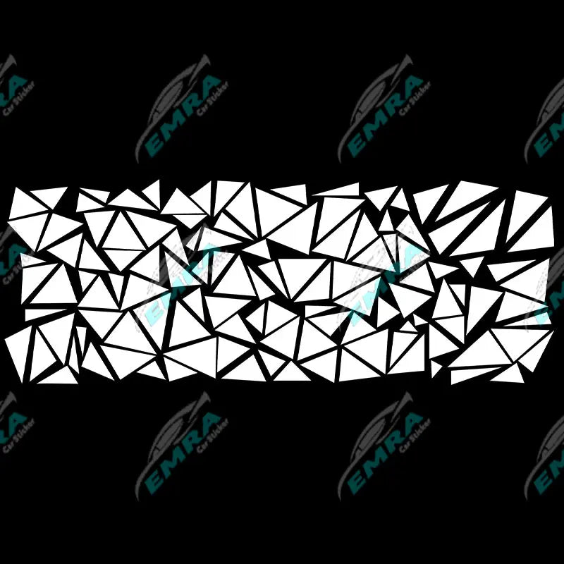 Triangle Car Sticker Decoration Side External Accessories Camouflage Kit Wrap Camo Tuning Styling Waterproof Vinyl Decals (ONLINE ORDER ONLY)