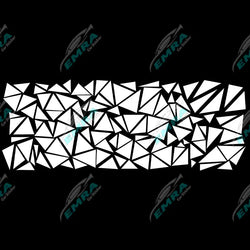 Triangle Car Sticker Decoration Side External Accessories Camouflage Kit Wrap Camo Tuning Styling Waterproof Vinyl Decals (ONLINE ORDER ONLY)
