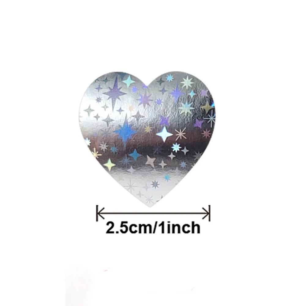 100-500pcs Love Labels Thank You Sticker Sealing Paper Stickers Stationery Supply Decorative Child Scrapbook for Kids (Online Order Only)