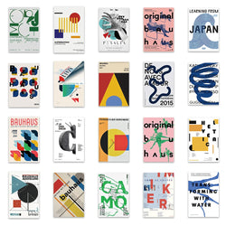 10/20/40PCS Bauhaus Art Sticker Packs (ONLINE ORDER ONLY)