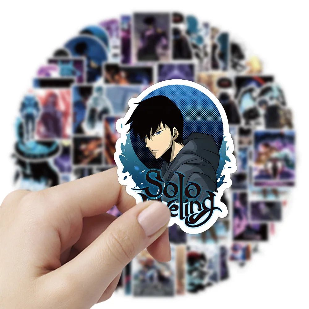 10/30/50PCS Solo Leveling Stickers Animation Graffiti Sticker Laptop Phone Guitar Car Bike Skateboard Decoration Cartoon Decals (ONLINE ORDER ONLY)
