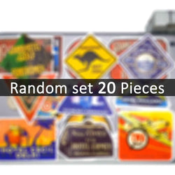 20/30/50Pieces Retro Hotel Poster Old Style Cityscape Travel Stickers for Phone Luggage Skateboard Motorcycle Car Laptop Sticker (ONLINE ORDER ONLY)