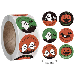 100-500pcs Halloween Sticker Sealing Label Stickers Adhesive Sticker For Gifts Handmade Envelope DIY Stationery Stickers (ONLINE ORDER ONLY)