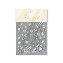 Bronzing Jelly Laser Snowflake Christmas Hot 5D Soft Embossed Relief Self Adhesive Nail Art Decoration Sticker 3D Manicure Decal (ONLINE ORDER ONLY)