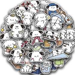 50PCS Kawaii yowoyowoo Sticker Puppy Dog Cute Cartoon Stickers Decals Phone Laptop Guitar Car Bottle Luggage Children Gift (Online Order Only)