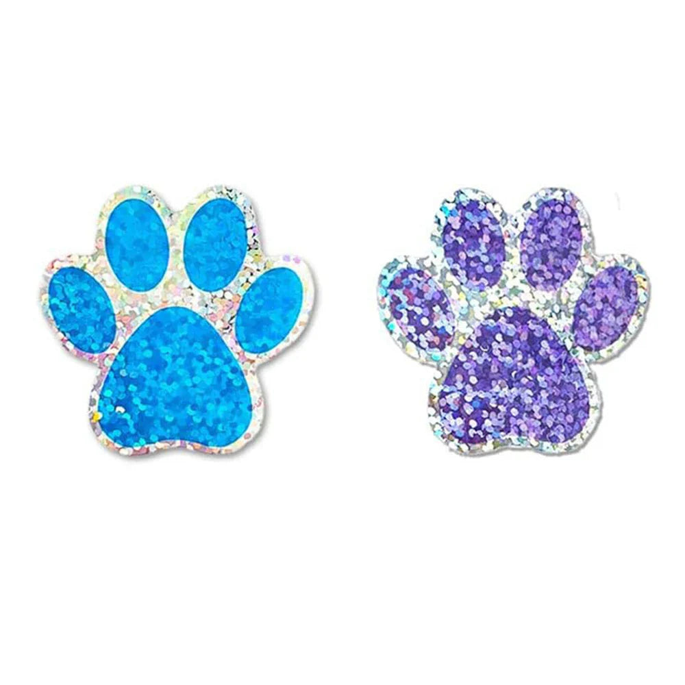 100-500pcs Cute Animal Paw Sticker DIY Colorful Holographic Lables Art Crafts Sticker Student Reward Stationery Stickers (ONLINE ORDER ONLY)