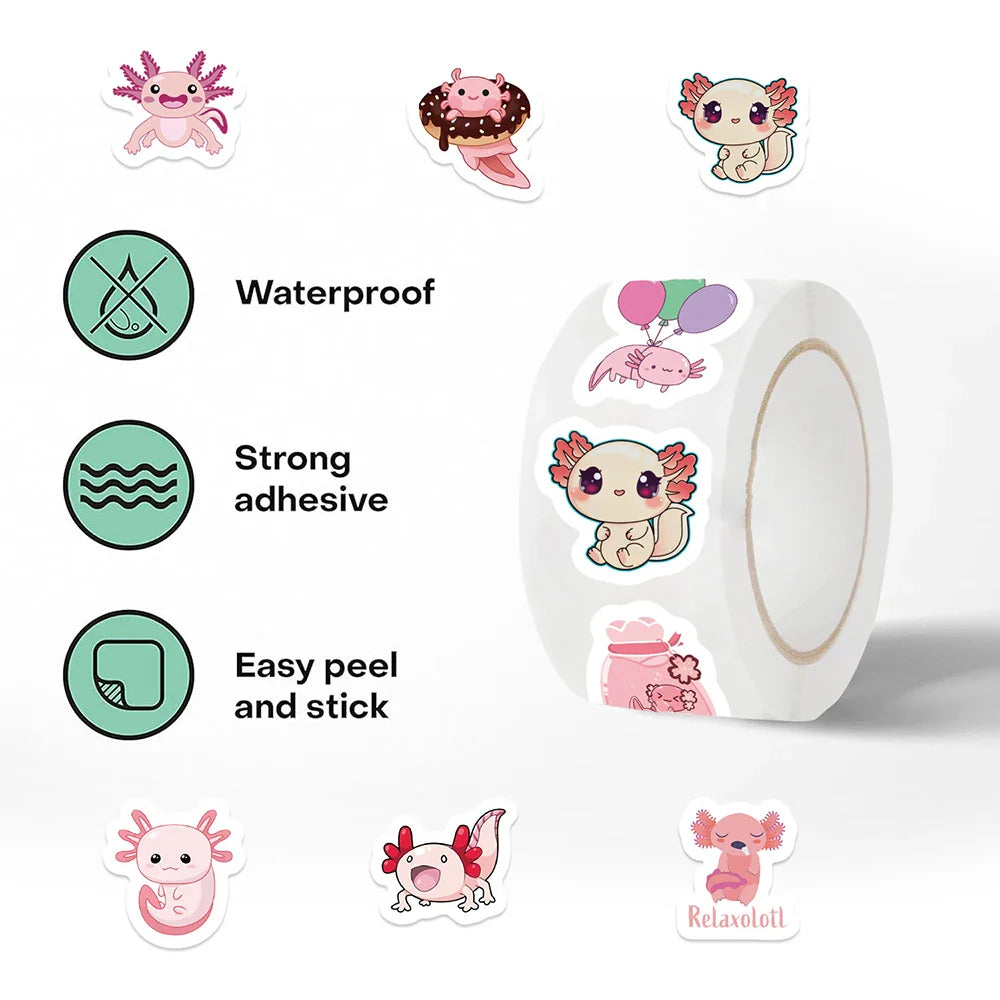 100-500pcs Cute Cartoon Stickers Children Reward Label Gift Scrapbooking Decoration Stationery Animals Sticker Toys (ONLINE ORDER ONLY)
