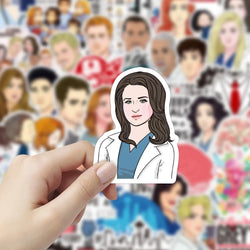 50/100PCS Pharmacist Horror Gothic Graffiti Mobile Phone Notebook Luggage Car Decoration Waterproof Sticker Toy Wholesale (Online Order Only)