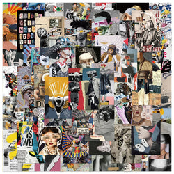 50Pcs Modern Art Stickers for Laptop, Fridge, Guitar, Luggage, Phone, Skateboard, Scrapbook, Car, Kid Gift (ONLINE ORDER ONLY)