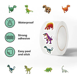 500pcs Animals Dinosaur Stickers for Kids School Classroom Reward Encourage Stickers for Students Teachers DIY Craft (Online Order Only)