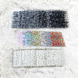50 Sheets! 3D Flower Nail Art Stickers Decals NOT Repeat Black/White/Colorful Self Adhesive Nail Sticker Decals Random Pattern * (ONLINE ORDER ONLY)