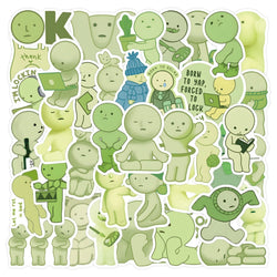 10/30/55PCS Smiski Stickers Cute Cartoon Image Decals Kids Toys Graffiti DIY Laptop Phone Guitar Car Bike Skateboard Decoration (ONLINE ORDER ONLY)