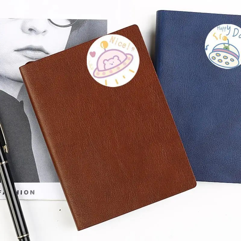 500 Roll Space Astronaut Stickers Cute Bonus Stickers Children's Stationery Notebook DIY Hand Ledger Decorated Office Stationery (Online Order Only)