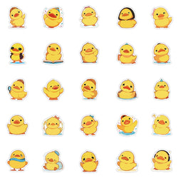10/30/50PCS Little Yellow Duck Stickers Cute Animal Graffiti Sticker Cartoon Meme DIY Luggage Laptop Phone Guitar Car Sticker (ONLINE ORDER ONLY)