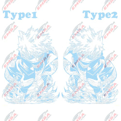 1PCS Large Anime Sticker For Car Hoor Hood External Accessories Die Cutting Waterproof Suntan Prevention Vinyl Decals (ONLINE ORDER ONLY)