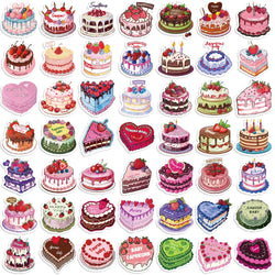 50pcs Cartoon Cake Zodiac Stickers Kawaii Waterproof Graffiti Vinyl Decals for laptop Guitar Suitcase Skateboard Kids Gift (ONLINE ORDER ONLY)