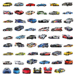 10/30/50/102PCS JDM Retrofit Racing Car Graffiti Stickers Laptop Luggage Motorcycle Fridge Car Waterproof Cool Sticker Kids Toy (ONLINE ORDER ONLY)