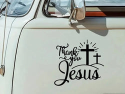 Jesus Car Stickers Christian God Car Body Bumper Vinyl Decal Car Accessories,,For Cars, Trucks, Walls, Laptops, Windows, (ONLINE ORDER ONLY)
