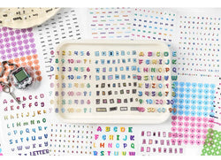 20Pages/piece Korean Ins Starlight Dot Series Decorative Stickers Phone Case Laptop DIY Idol Photocard Kawaii Journal Sticker (Online Order Only)