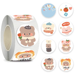 500pcs/roll Reward Stickers For Kids Children Kindergarten School Encouragement Students Games Toy Animals Stationery Labels (ONLINE ORDER ONLY)
