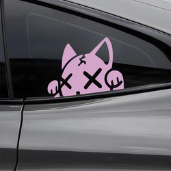 CUTE CAT DECAL,CARTOON CAT stickers,creative&funny decal with high quality for car trucks motorcycles &laptops (ONLINE ORDER ONLY)